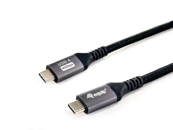 Equip USB Kabel 4.0 C -&gt; C St/St 1.20m schwarz