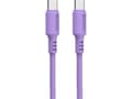 Miniatyrbild 2 av 2: USB cable Vega CABLE TYPE-C TO TYPE-C PD SOMOSTEL VIOLET QUICK CHARGER USB-C 1.2M 60W POWERLINE SMS-BP10>