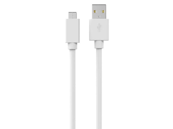 Sinox USB C til USB A kabel. 1m. Hvid