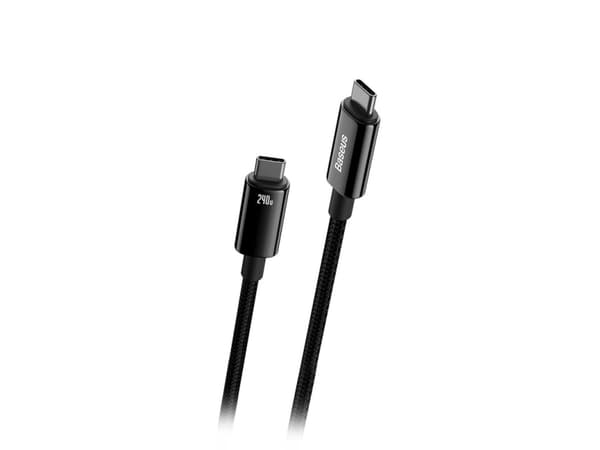 Kaapeli USB-C do USB-C Baseus Tungsten Gold 240W 1m (czarny)