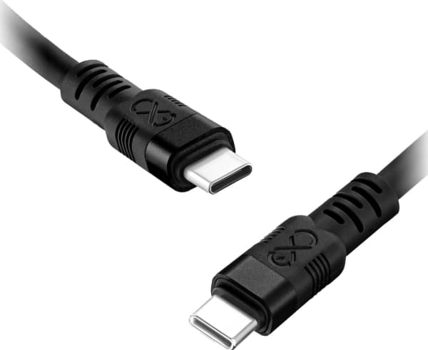 Orno USB-C - USB-C kabel 0,9 m Svart (CABEXCWHPUCUC0.9DMIX)