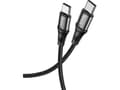 Miniatyrbild 1 av 3: Hoco USB-C - USB-C 1 m USB-kabel Svart (6931474734259)