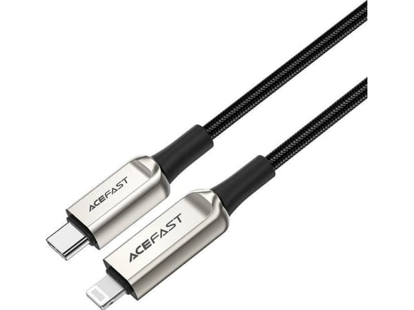 USB-kabel Acefast C6-01 MFi PD30W USB-C til Lightning 1,2 m sølv (6974316281047)