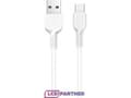 Miniatyrbilde 2 av 2: Hoco USB-kabel HOCO USB-kabel - X20 2.4A USB-C 2m hvit