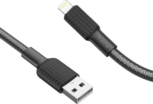 Kabel USB Partner Tele.com USB-A - Lightning Czarny
