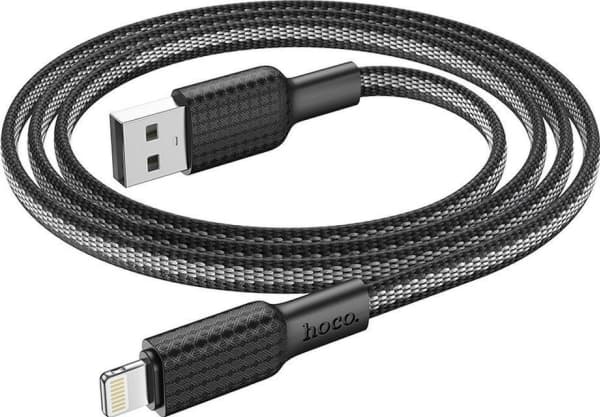 Kabel USB Partner Tele.com USB-A - Lightning Czarny