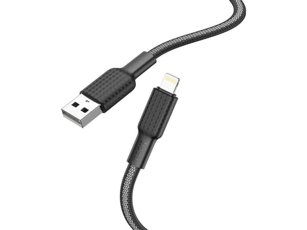 Kabel USB Partner Tele.com USB-A - Lightning Czarny
