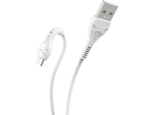 Hoco USB-A - microUSB vit kabel (X37MICRO1MWH)