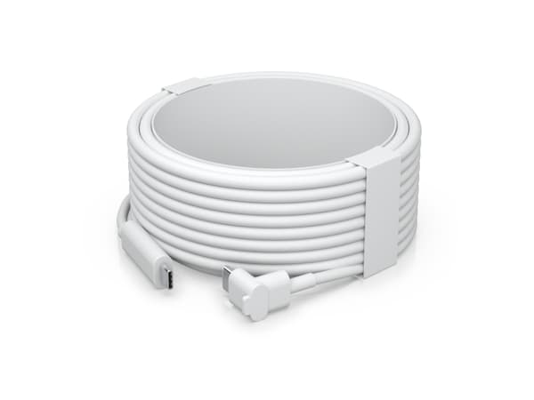 Ubiquiti G4 Instant - USB-kabel - 24 pin USB-C (hane) till 24 pin USB-C (hane) - 4.5 m - endast POE, koppartrådar - vit