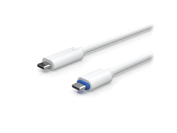 Ubiquiti - USB-kabel - 24 pin USB-C (hane) till 24 pin USB-C (hane) - 7 m - tvinnad - vit
