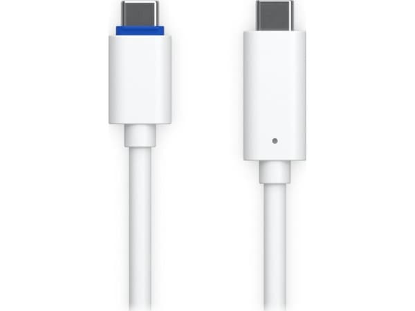 Ubiquiti - USB-kabel - 24 pin USB-C (hane) till 24 pin USB-C (hane) - 7 m - tvinnad - vit