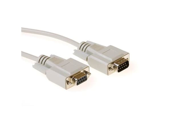 ACT 1.8 metre Serial 1:1 connection cable 9 pin D-sub male - 9 pin D-sub female. Length: 1.8 m Conn cable 9m/f mold 1.80m (AK2305)