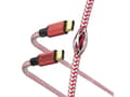 Miniatyrbilde 4 av 4: Hama Reflective, 1,5 m, USB C, USB C, USB 2.0, 0,48 Gbit/s, Rød