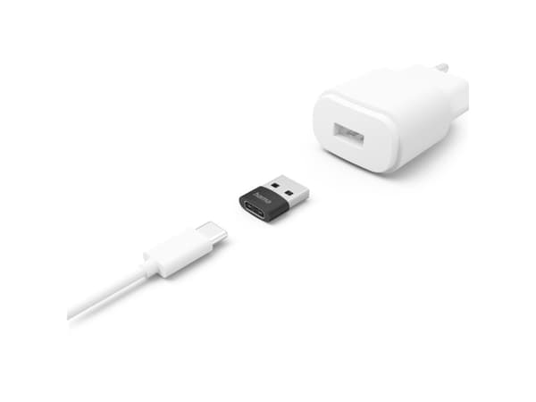 Hama 00201532, USB C, USB A, Svart