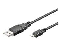 goobay - USB-kabel - Micro-USB type B (hann) til USB (hann) - USB 2.0 - 3 m - svart