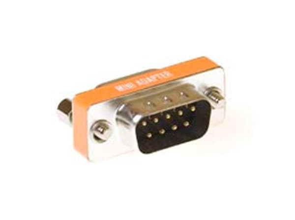 ACT D-sub Null Modem Adapter 9 pole Female to 9 pole Male. Gender: DB09F/DB09M Mini nullmodem 09f/m (AB9803)