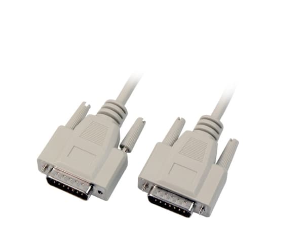 EFB Elektronik K5139.5, Beige, 5 m, D-Sub, D-Sub, Hankjønn, Hankjønn