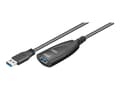 Miniatyrbild 1 av 3: wentronic - USB-förlängningskabel - USB 3.0 - 9-stifts USB typ A / 9-stifts USB typ A - upp till 5 m