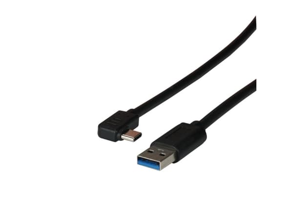 EFB Elektronik EBUSBC-USBC5GAK.0,5, 0,5 m, USB A, USB C, USB 3.2 Gen 1 (3.1 Gen 1), 5 Gbit/s, Svart