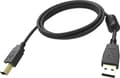 Miniatyrbild 5 av 5: Vision Professional - USB-kabel - USB (hane) till USB typ B (hane) - USB 2.0 - 5 m - svart