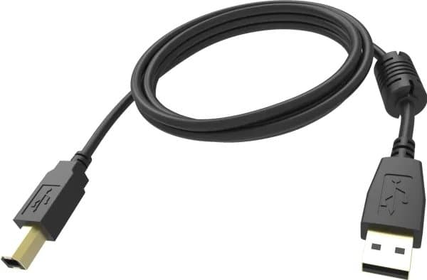 Vision Professional - USB-kabel - USB (hane) till USB typ B (hane) - USB 2.0 - 5 m - svart
