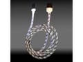 Miniatyrbild 4 av 5: LC-Power LC-C-USB-MICRO-1M-8, 1 m, USB A, Micro-USB B, Sort, Sølv