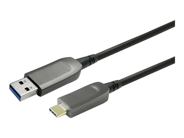 VivoLink - USB-kabel - USB typ A (hane) till 24 pin USB-C (hane) - USB 3.2 Gen 1 - 0.9 A - 30 m - svart