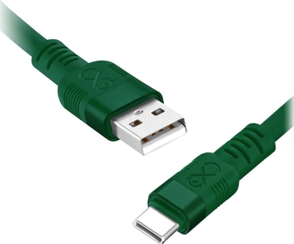 Kabel USB Orno Kabel USB-A - USB-C eXc WHIPPY Pro, 0,9M, 60W, rask lasting, fargeblanding mørk