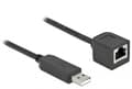 Miniatyrbild 3 av 5: Delock - Seriell adapter - USB (hane) till RJ-45 (hona) - 25 cm - USB / USB 2.0 / EIA-232 - svart