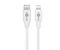 Miniatyrbilde 3 av 5: goobay - Lightning-kabel - 24 pin USB-C hann til Lightning hann - 1 m - hvit