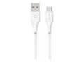 Pikkukuva 2 / 4: eSTUFF INFINITE Super Soft, 2 m, USB C, USB A, USB 2.0, 480 Mbit/s, Valkoinen