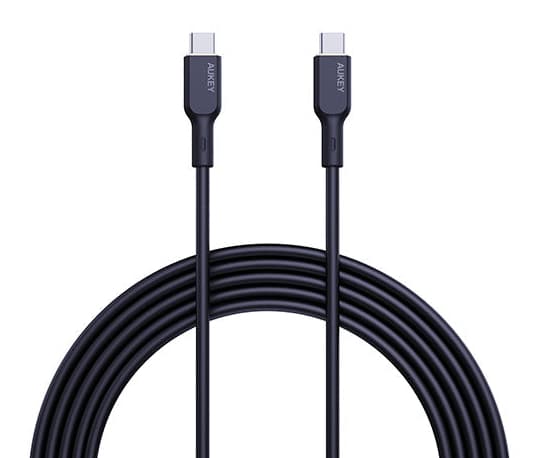 Aukey USB-C - USB-C USB-kabel 1,8 m Svart (CB-SCC102 BK)