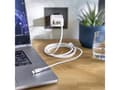 Miniatyrbild 3 av 5: Intenso C315C - USB-kabel - 24 pin USB-C (hane) till 24 pin USB-C (hane) - USB 2.0 - 20 V - 3 A - 1.5 m - USB Power Delivery (60W) - vit