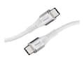Miniatyrbild 1 av 5: Intenso C315C - USB-kabel - 24 pin USB-C (hane) till 24 pin USB-C (hane) - USB 2.0 - 20 V - 3 A - 1.5 m - USB Power Delivery (60W) - vit