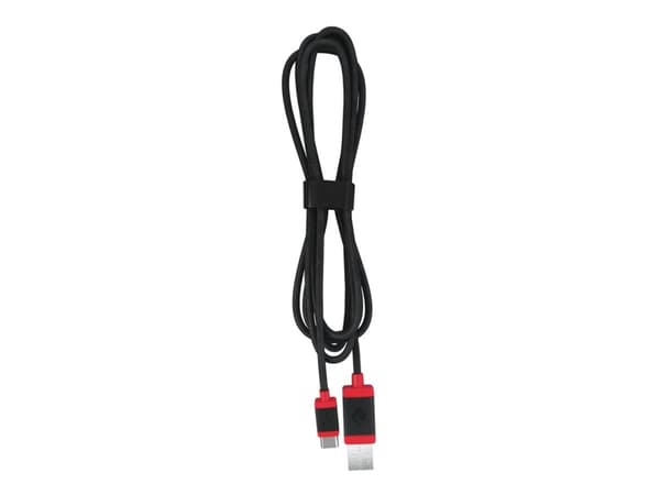 CHERRY - USB-kabel - USB (hane) till 24 pin USB-C (hane) - USB 2.0 - 1.5 m - flätad kabel - svart