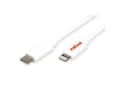 Miniatyrbild 2 av 3: ROLINE 11.02.8335, 1 m, USB C, Lightning, Manlig kontakt, Manlig kontakt, Vit