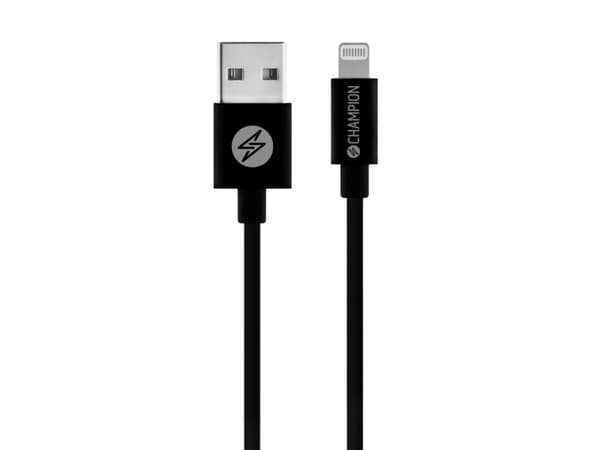 USB-A till Lightning Kabel 1m Svart