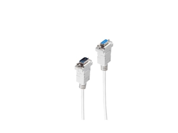 shiverpeaks BS78045-3, Grå, 3 m, DB-9, DB-9, Hankoppling, Honkoppling