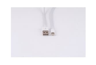 shiverpeaks ®-BASIC-S--USB-laddningskabel, USB A hane till 8-stifts hane, 2.0, ABS, vit, 0,2m (BS14-12045)