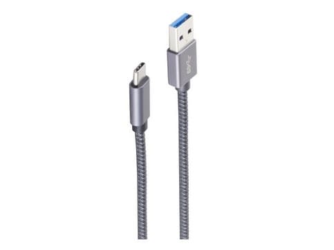 shiverpeaks Basic-S, 2 m, USB A, USB C, USB 3.2 Gen 2 (3.1 Gen 2), 10 Gbit/s, Grå