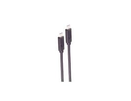 shiverpeaks BS13-63005, 0,25 m, USB C, USB C, USB4 Gen 3x2, Sort