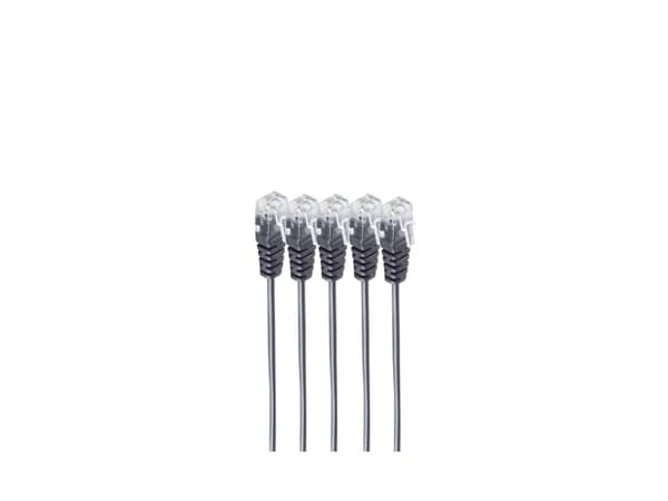 shiverpeaks BS70084-2-SET5, 2 m, RJ-11, RJ-11, Sort, Hankjønn, Hankjønn