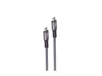 shiverpeaks BS13-68010, 0,5 m, USB C, USB C, USB4 Gen 3x2, Grå