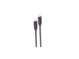 shiverpeaks BS13-63015, 0,5 m, USB C, USB C, USB4 Gen 3x2, Svart