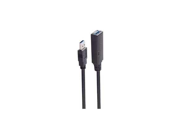 shiverpeaks BS13-39055, 5 m, USB A, USB A, USB 3.2 Gen 1 (3.1 Gen 1), 5 Mbit/s, Svart