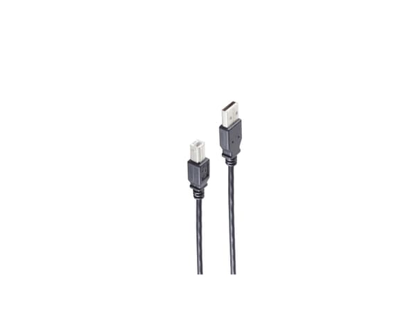 shiverpeaks BS13-23015, 0,5 m, USB A, USB B, USB 2.0, 0,48 Gbit/s, Svart