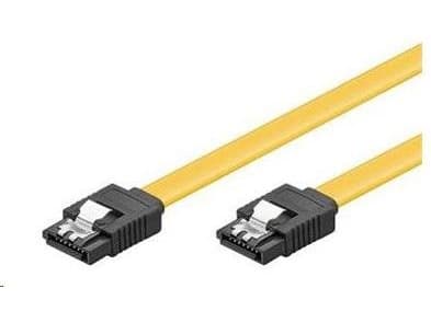 S/CONN maximal anslutbarhet SATA III-anslutningskabel 3/6 Gps, hane till hane, med metallfäste, 0,5 m (78246-0,5)