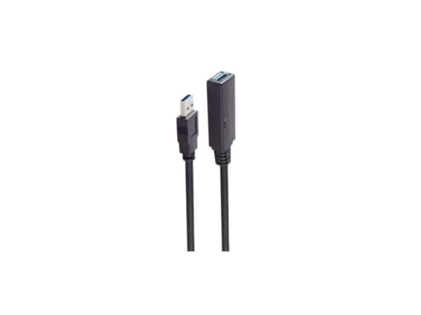 shiverpeaks BS13-39095, 20 m, USB A, USB A, 5 Mbit/s, Sort