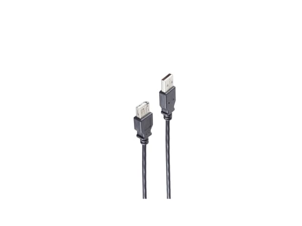 shiverpeaks BS13-24305, 0,3 m, USB A, USB A, USB 2.0, 0,48 Gbit/s, Svart