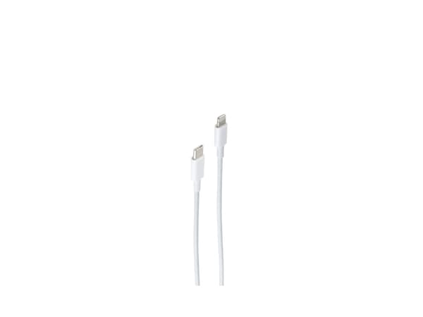 shiverpeaks BS14-13050, 0,5 m, USB C, Lightning, Hanstik, Hanstik, Hvid